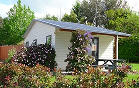 self-contained 2-bedroom cabin